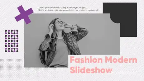 Fashion Modern Slideshow Freebies template preview