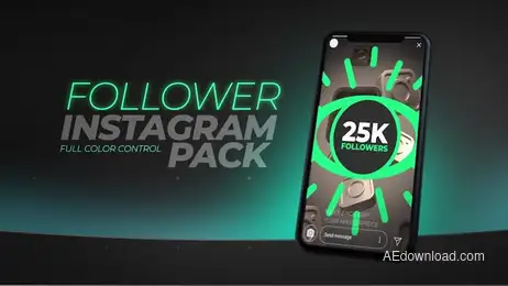 Follower Stories Pack Freebies template preview