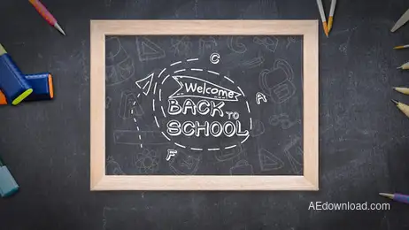 Back To School Slideshow Freebies template preview