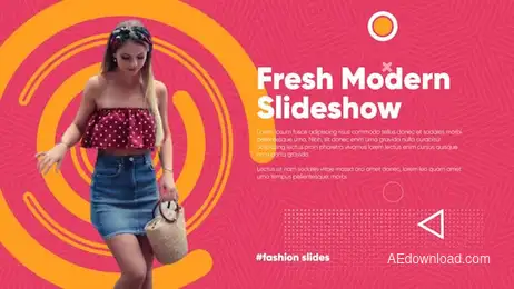 Fresh Modern Slideshow Freebies template preview