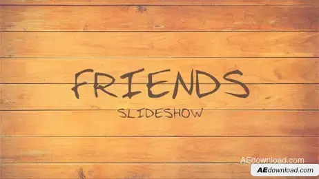 Friends Slideshow Freebies template preview