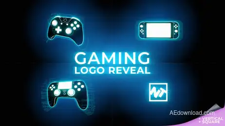 Gaming Logo Reveal Freebies template preview