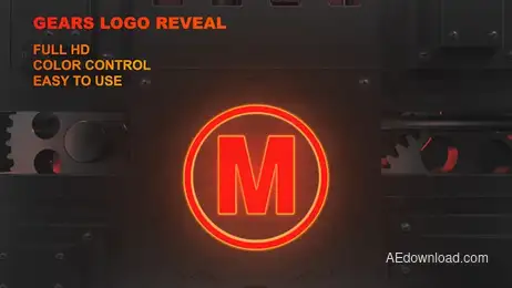 Gears Logo Reveal Freebies template preview