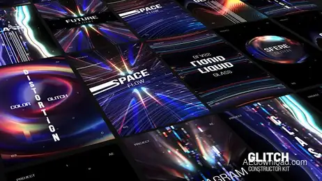 Glitch Constructor Kit Freebies template preview