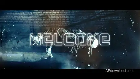 Glitch Dynamic Promo Freebies template preview