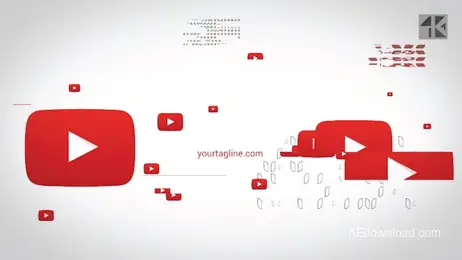 Glitch Logo 4K Freebies template preview