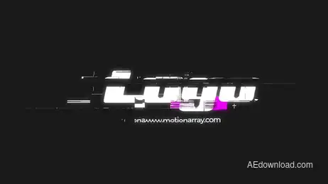 Glitch Logo Reveal Freebies template preview