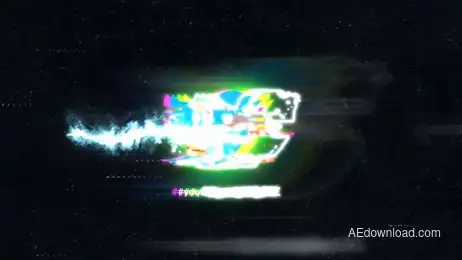 Glitch Logo Transition Freebies template preview