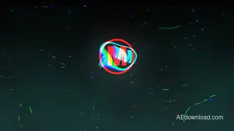 Glitch Logo V1 Freebies template preview