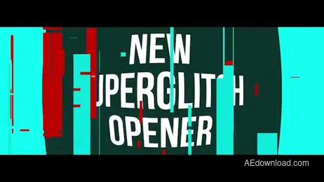Glitch Opener Freebies template preview