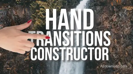 Hands Transitions Constructor Freebies template preview