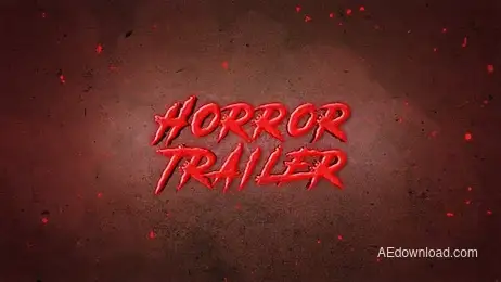 Horror Trailer Freebies template preview