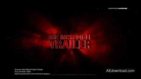 Incredible 3D Title Freebies template preview