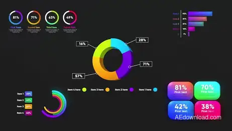 Infographic Graphs Toolkit Freebies template preview
