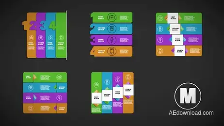 Infographics Pack Freebies template preview
