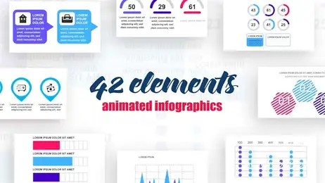 Infographics Vol.6 Freebies template preview