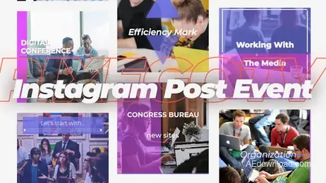 Instagram Post Event Freebies template preview