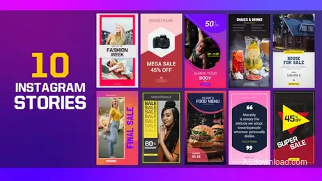 Instagram Stories-03 Freebies template preview