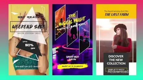 Instagram Stories 7.0 Freebies template preview