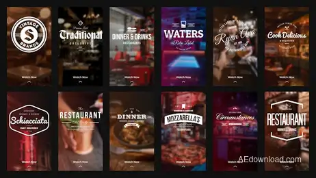 Instagram Stories - Hot Snacks & Drinks Freebies template preview