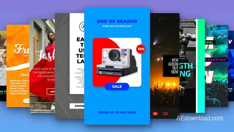 Instagram Stories Pack 02 Freebies template preview