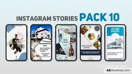 Instagram Stories Pack 10 Freebies template preview