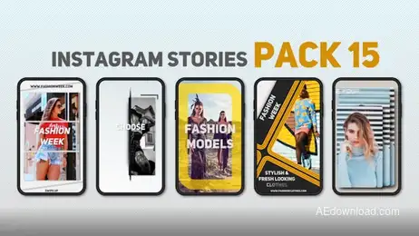 Instagram Stories Pack 15 Freebies template preview