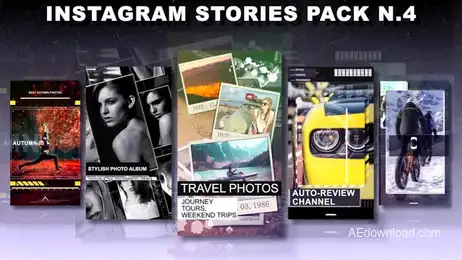 Instagram Stories Pack N.4 Freebies template preview