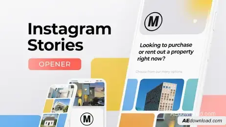 Instagram Stories Slideshow Freebies template preview
