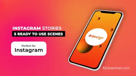 Instagram Stories V11.2 Freebies template preview