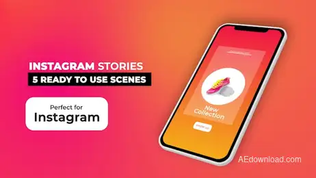 Instagram Stories V11.3 Freebies template preview