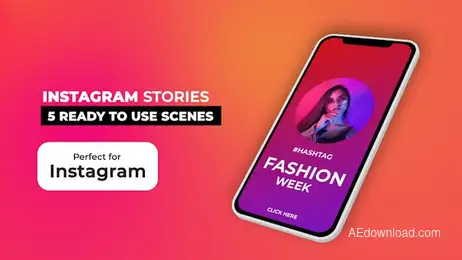 Instagram Stories V11.6 Freebies template preview