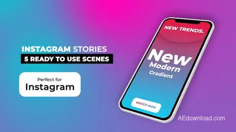 Instagram Stories V11.9 Freebies template preview