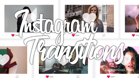 Instagram Transitions Freebies template preview