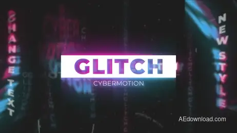 Instagram Vertical Wavy Glitch Titles Freebies template preview