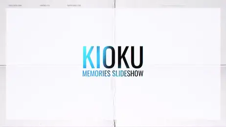Kioku / Memories Slideshow Freebies template preview