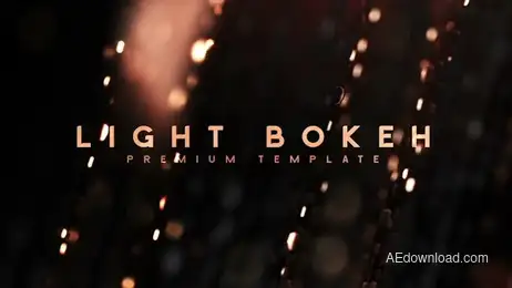 Light Bokeh Freebies template preview