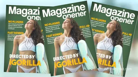 Magazine Opener Freebies template preview