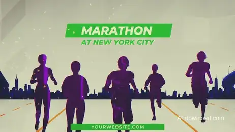 Marathon Intro Freebies template preview