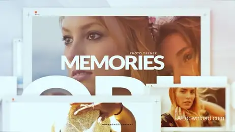 Memories Photo Opener Freebies template preview
