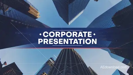 Minimal Corporate Presentation Freebies template preview