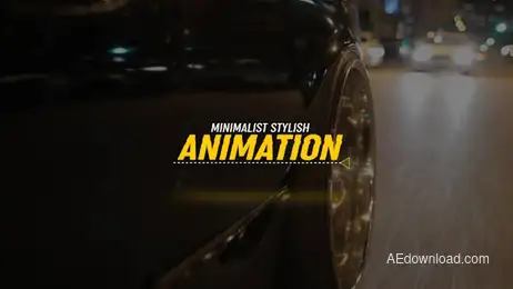 Minimal Glitch Titles Freebies template preview