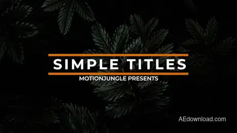 Minimal Titles Freebies template preview