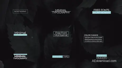 Minimal Titles Pack V2 Freebies template preview