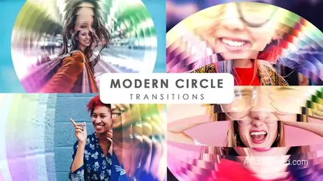 Modern Circle Transitions Freebies template preview