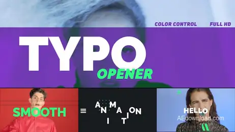 Modern Clean Opener // Smooth Typography Freebies template preview