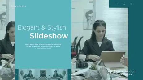 Modern Corporate Intro Freebies template preview