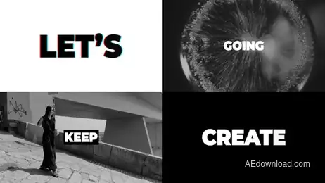 Modern Fast Stomp Opener | Typography Freebies template preview