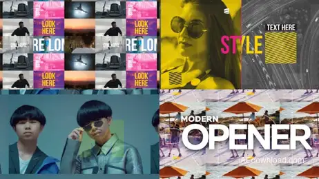 Modern Opener Freebies template preview