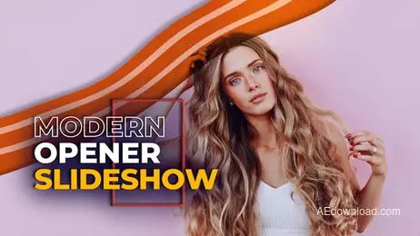 Modern Opener Slideshow Freebies template preview